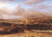 Philips Koninck Village on a Hill (mk08) oil painting on canvas